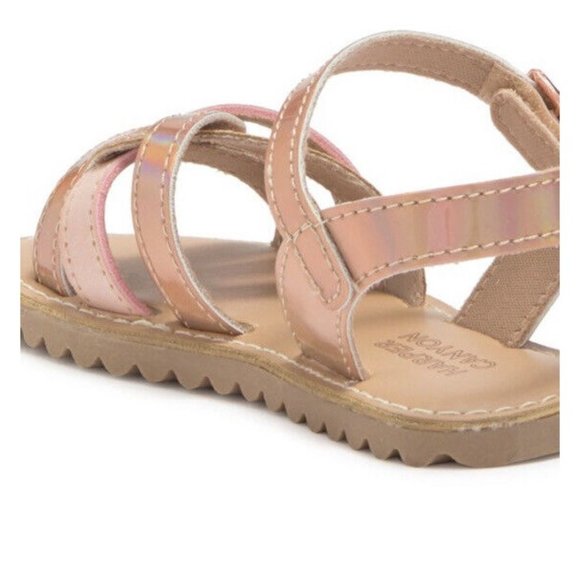 Harper Canyon Finley Strappy Sandals Shoes Baby Girls Size Baby 5 and  Toddler 9 - Picture 3 of 4